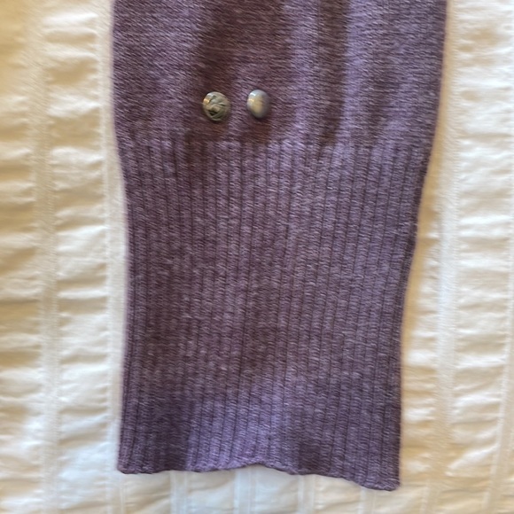 Silver Jeans Purple Cardigan with pocket and shoulder detailing - Picture 7 of 7